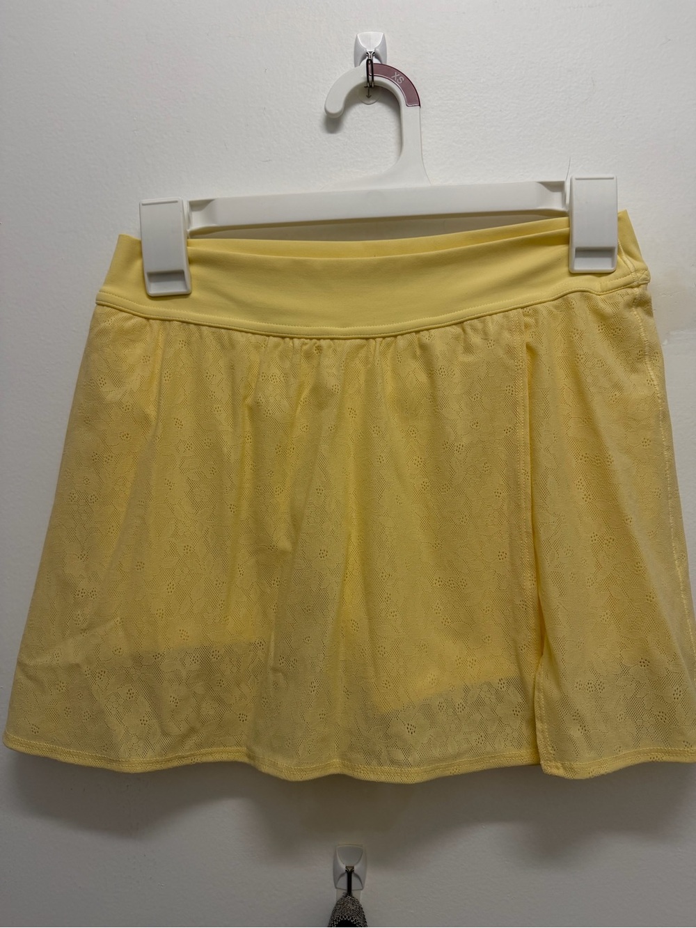 aerie Yellow Lace Circle Skirt